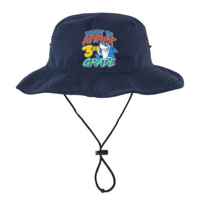 Ready To Attack 3rd Grade Shark Bucket Hat