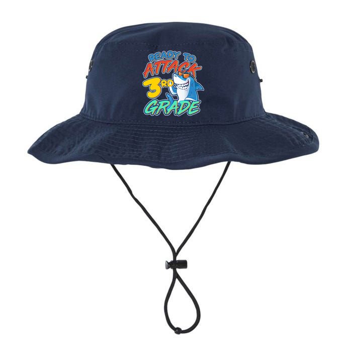 Ready To Attack 3rd Grade Shark Bucket Hat