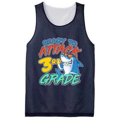 Ready To Attack 3rd Grade Shark Mesh Reversible Basketball Jersey Tank