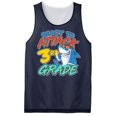 Ready To Attack 3rd Grade Shark Mesh Reversible Basketball Jersey Tank