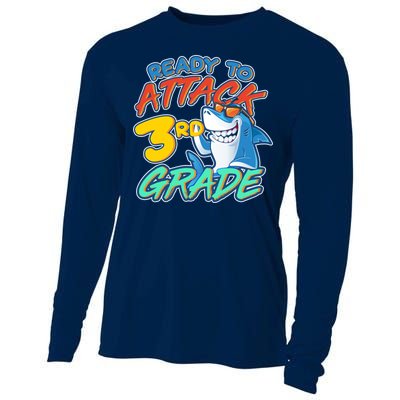 Ready To Attack 3rd Grade Shark Cooling Performance Long Sleeve Crew