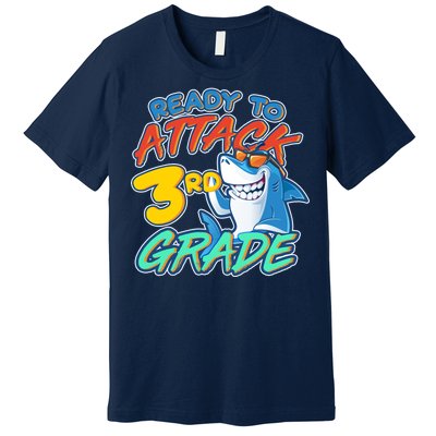 Ready To Attack 3rd Grade Shark Premium T-Shirt