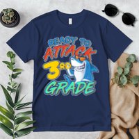 Ready To Attack 3rd Grade Shark Premium T-Shirt