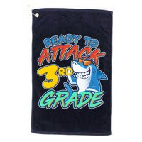 Ready To Attack 3rd Grade Shark Golf Towel