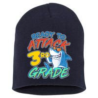 Ready To Attack 3rd Grade Shark Short Acrylic Beanie