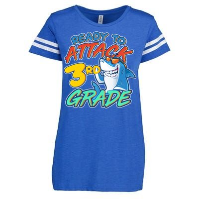 Ready To Attack 3rd Grade Shark Enza Ladies Jersey Football T-Shirt