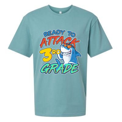 Ready To Attack 3rd Grade Shark Sueded Cloud Jersey T-Shirt