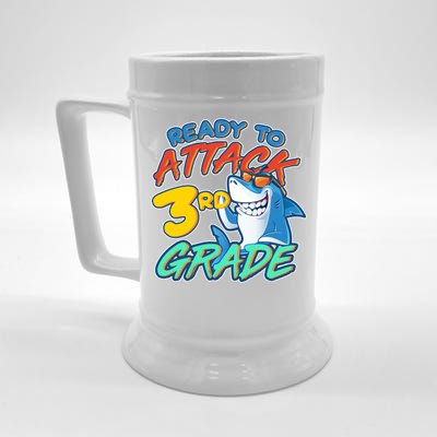 Ready To Attack 3rd Grade Shark Beer Stein