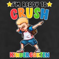 Ready To Crush Kindergarten Dabbing Boy Adult Drive Performance Visor