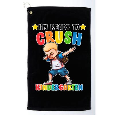 Ready To Crush Kindergarten Dabbing Boy Golf Towel