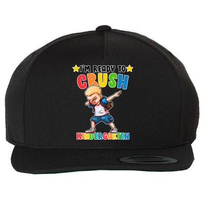 Ready To Crush Kindergarten Dabbing Boy Wool Snapback Cap