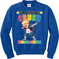 Ready To Crush Kindergarten Dabbing Boy Kids Sweatshirt