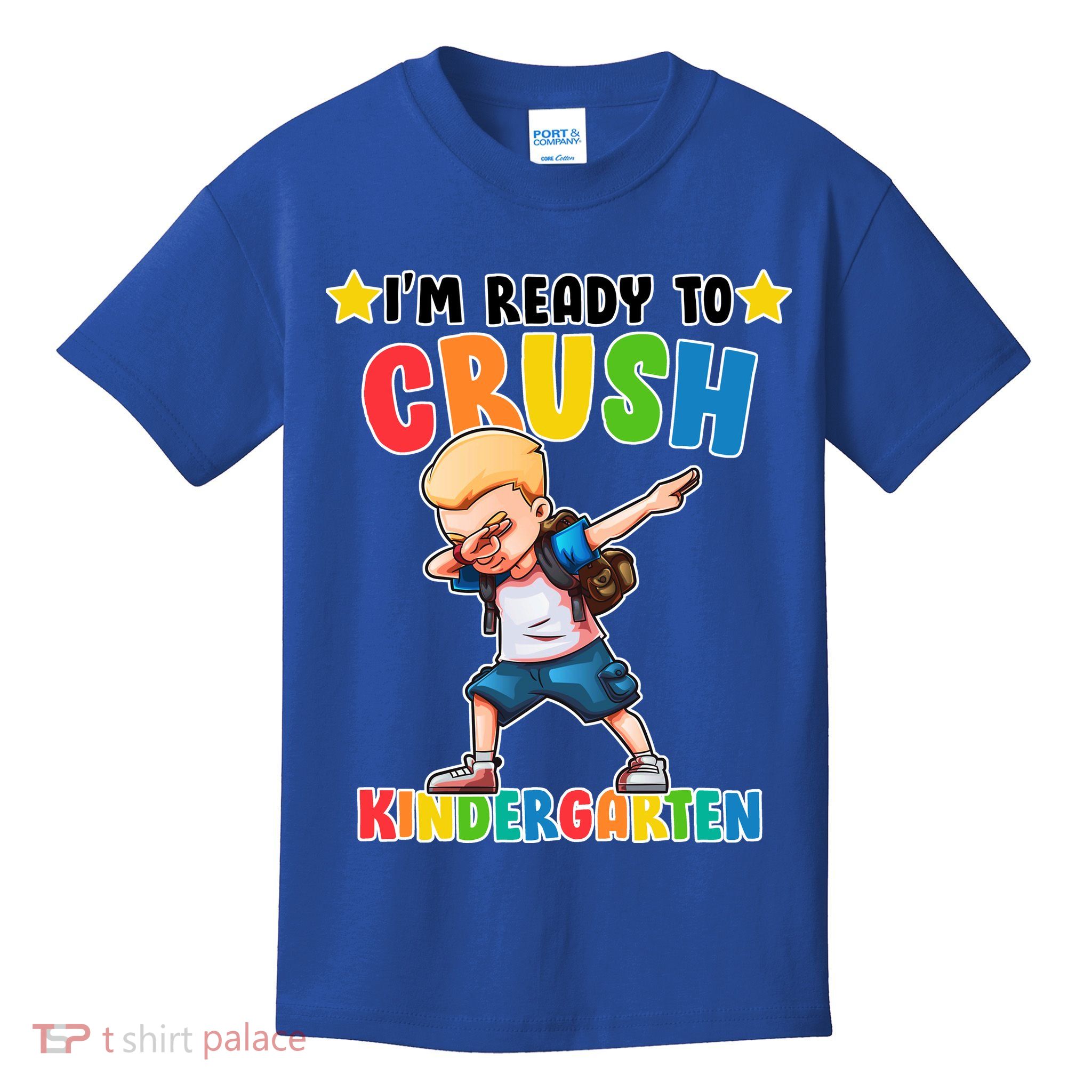 Ready To Crush Kindergarten Dabbing Boy Kids T-Shirt