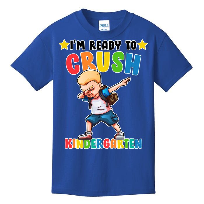 Ready To Crush Kindergarten Dabbing Boy Kids T-Shirt