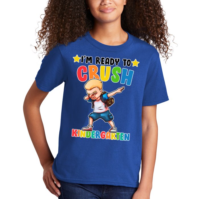 Ready To Crush Kindergarten Dabbing Boy Kids T-Shirt