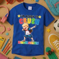 Ready To Crush Kindergarten Dabbing Boy Kids T-Shirt