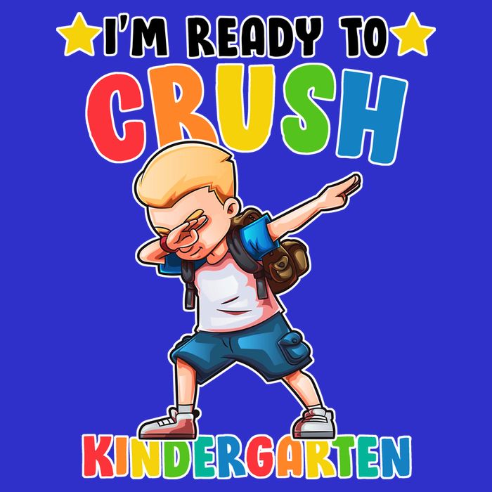 Ready To Crush Kindergarten Dabbing Boy Kids T-Shirt