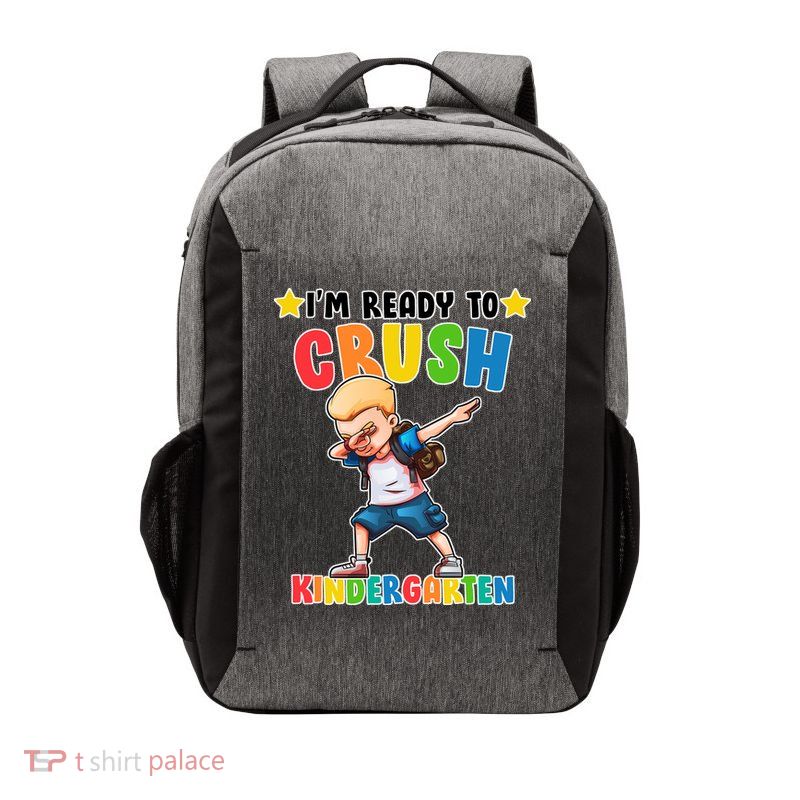 Ready To Crush Kindergarten Dabbing Boy Vector Backpack