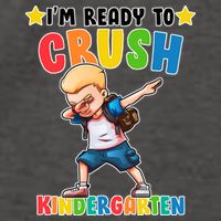 Ready To Crush Kindergarten Dabbing Boy Vector Backpack