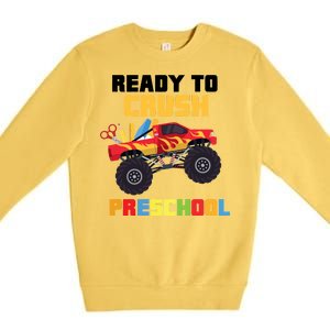 Ready To Crush Preschool Premium Crewneck Sweatshirt