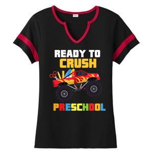 Ready To Crush Preschool Ladies Halftime Notch Neck Tee