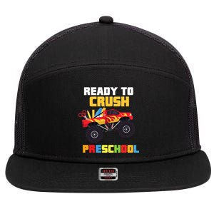 Ready To Crush Preschool 7 Panel Mesh Trucker Snapback Hat