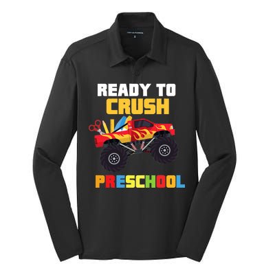 Ready To Crush Preschool Silk Touch Performance Long Sleeve Polo