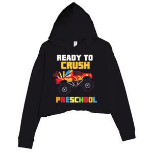 Ready To Crush Preschool Crop Fleece Hoodie