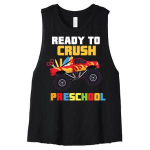 Ready To Crush Preschool Women's Racerback Cropped Tank