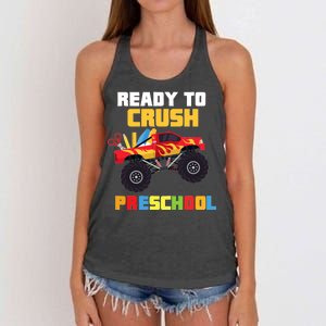 Ready To Crush Preschool Women's Knotted Racerback Tank