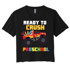 Ready To Crush Preschool Women's Crop Top Tee