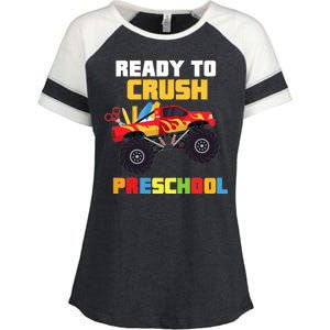 Ready To Crush Preschool Enza Ladies Jersey Colorblock Tee