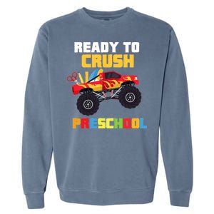 Ready To Crush Preschool Garment-Dyed Sweatshirt