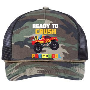 Ready To Crush Preschool Retro Rope Trucker Hat Cap