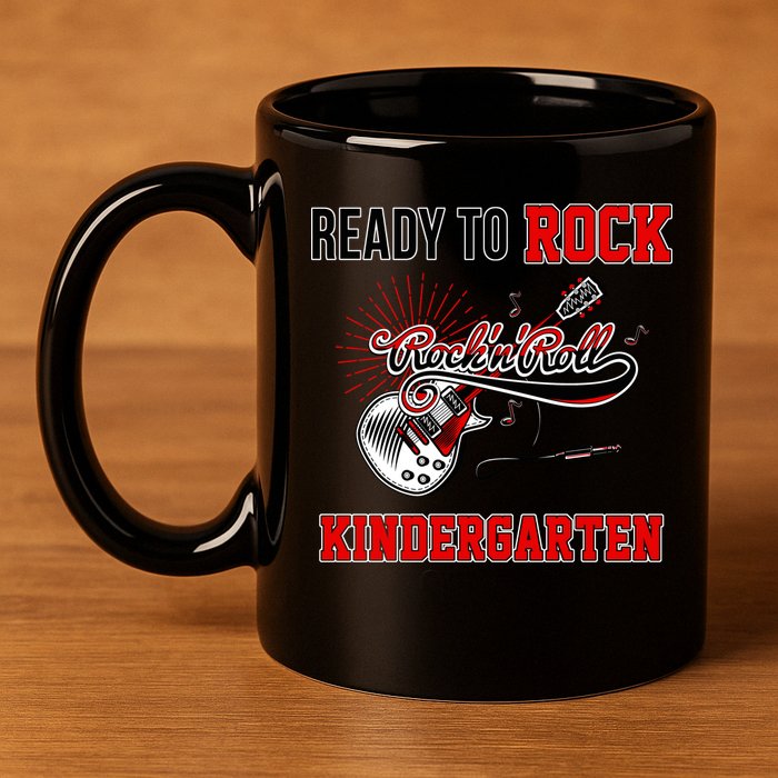 Ready To Rock Kindergarten 11oz C Handle Ceramic Mug