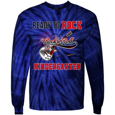 Ready To Rock Kindergarten Tie-Dye Long Sleeve Shirt