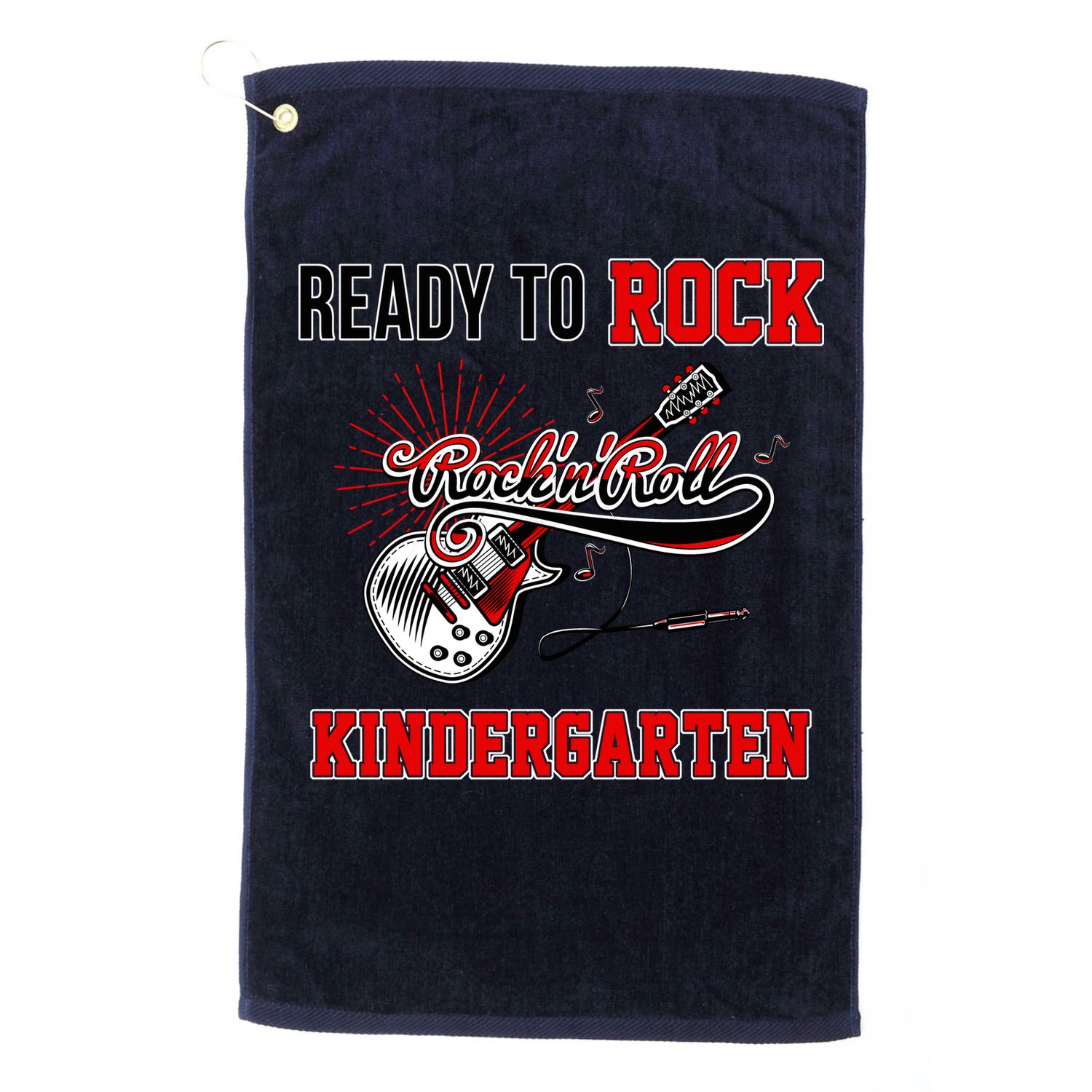 Ready To Rock Kindergarten Golf Towel