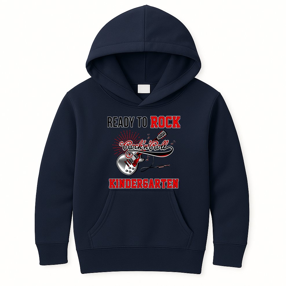 Ready To Rock Kindergarten Kids Hoodie