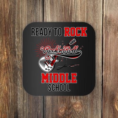 Ready To Rock Middle School Coaster