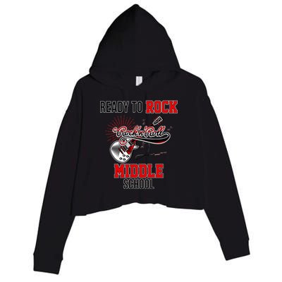 Ready To Rock Middle School Crop Fleece Hoodie