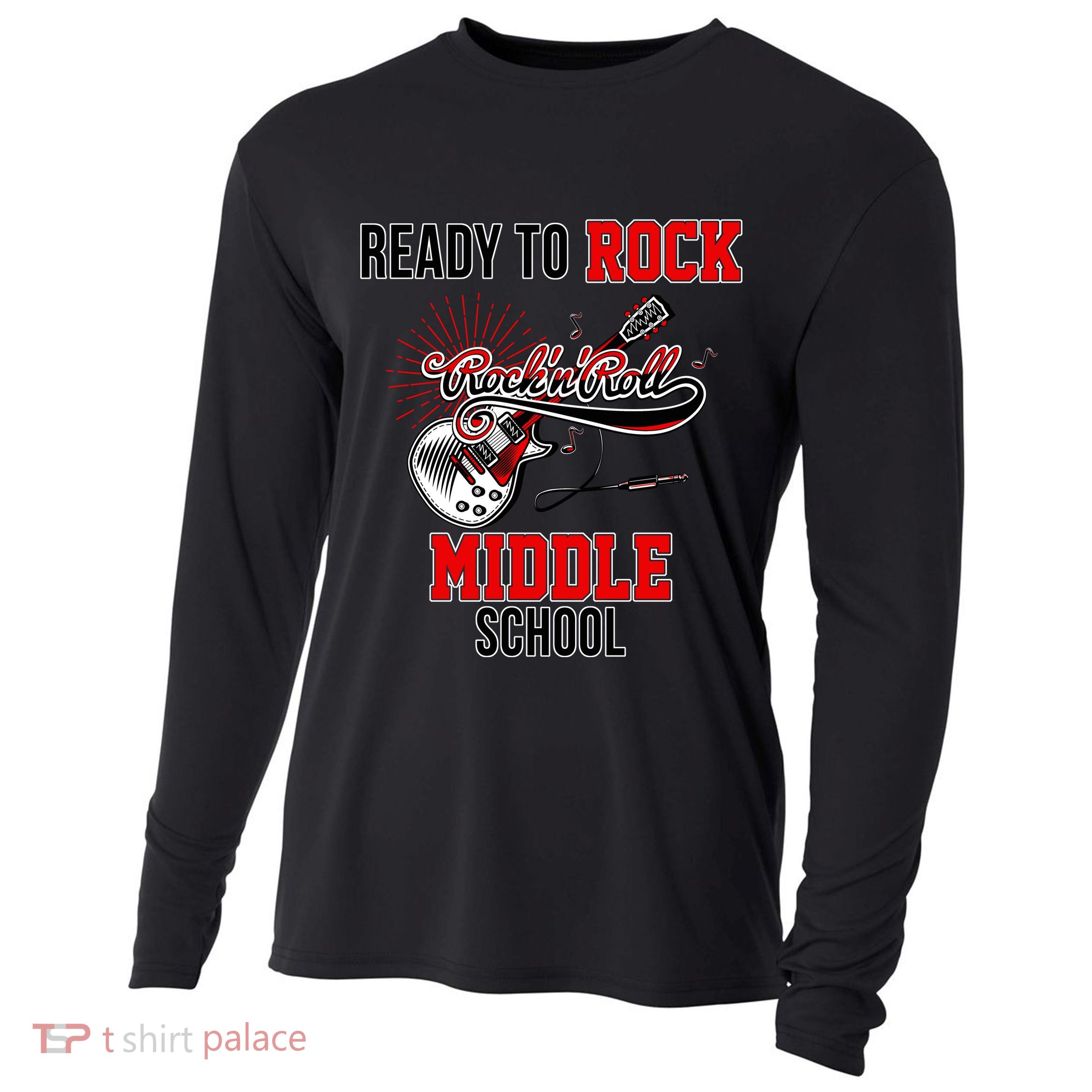 Ready To Rock Middle School Cooling Performance Long Sleeve Crew