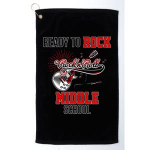 Ready To Rock Middle School Platinum Collection Golf Towel