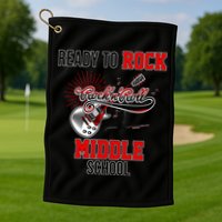 Ready To Rock Middle School Golf Towel