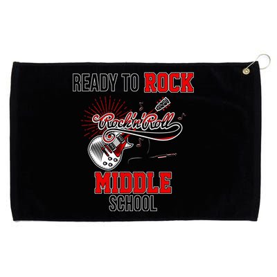 Ready To Rock Middle School Grommeted Golf Towel