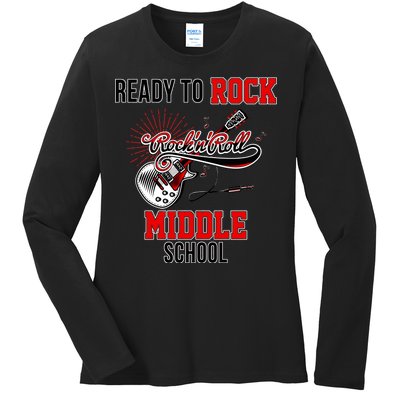 Ready To Rock Middle School Ladies Long Sleeve Shirt