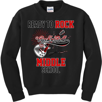 Ready To Rock Middle School Kids Sweatshirt