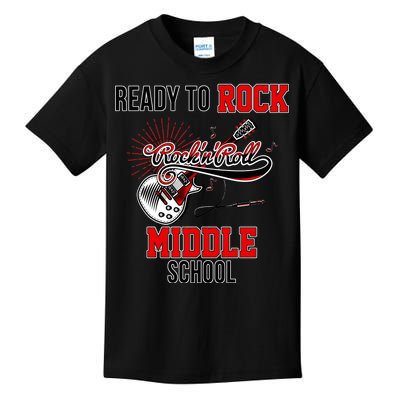 Ready To Rock Middle School Kids T-Shirt