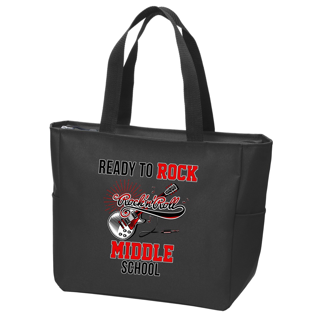 Ready To Rock Middle School Zip Tote Bag
