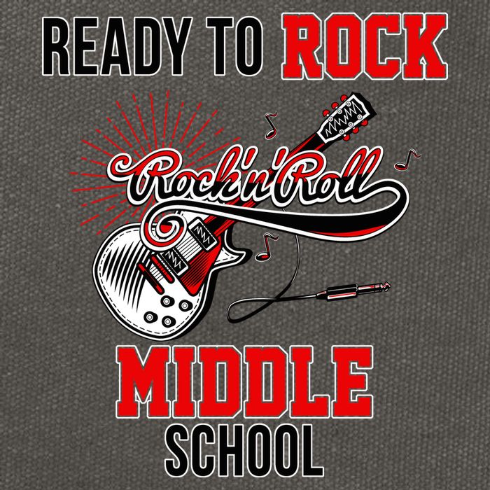 Ready To Rock Middle School Cotton Canvas Backpack