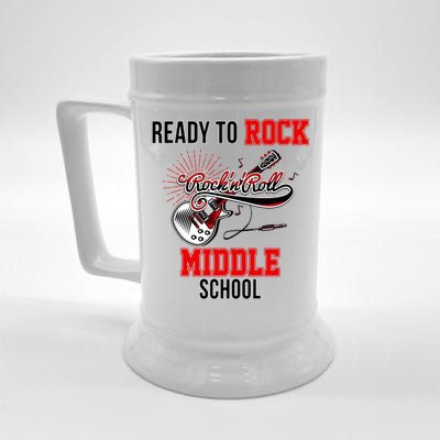 Ready To Rock Middle School Beer Stein